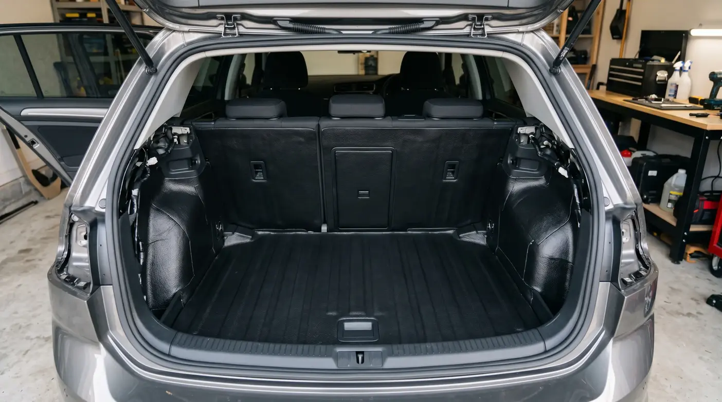 Wygłuszony bagażnik
